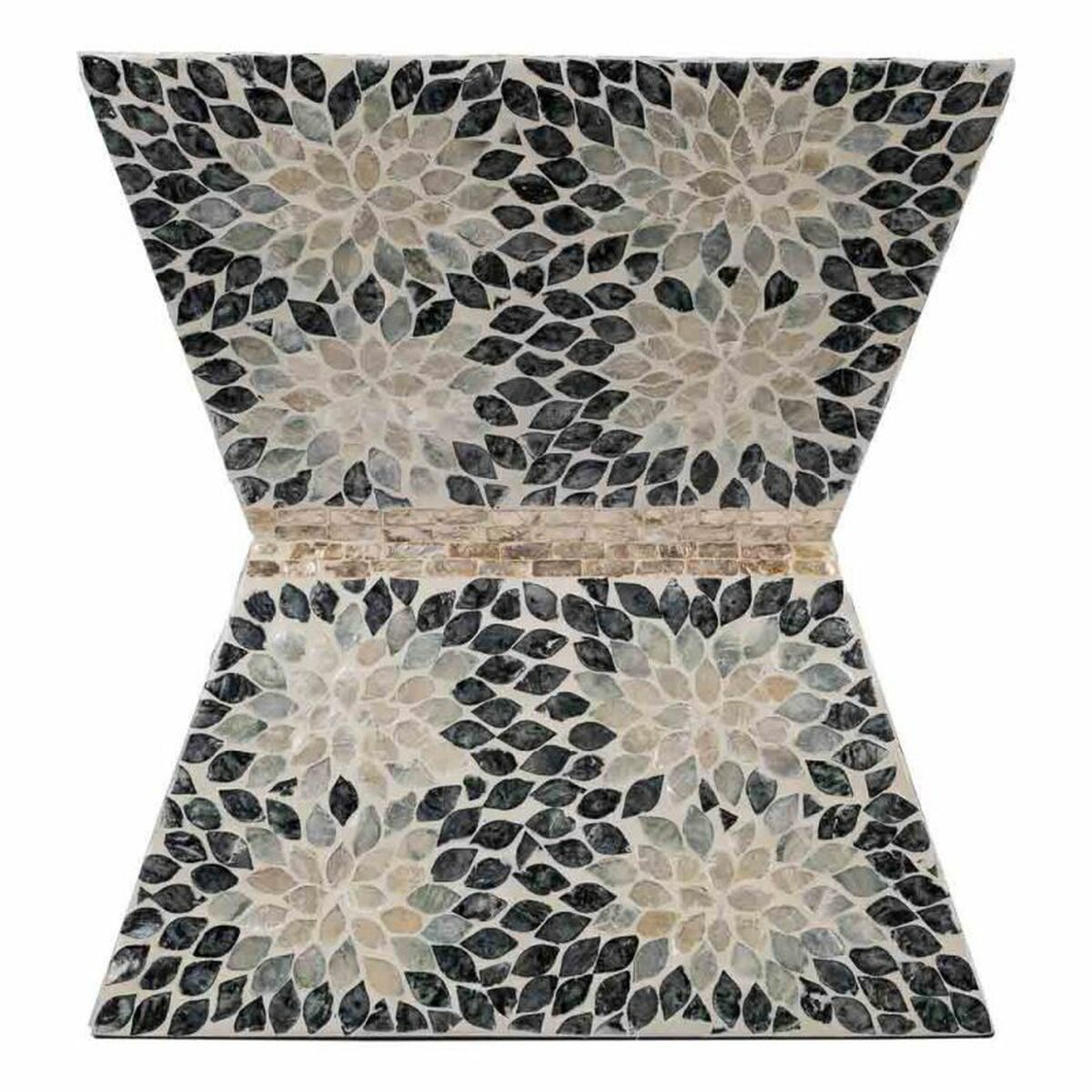 Sittpall Alexandra House Living Blå Trä MDF 45 x 48 x 46 cm - 3