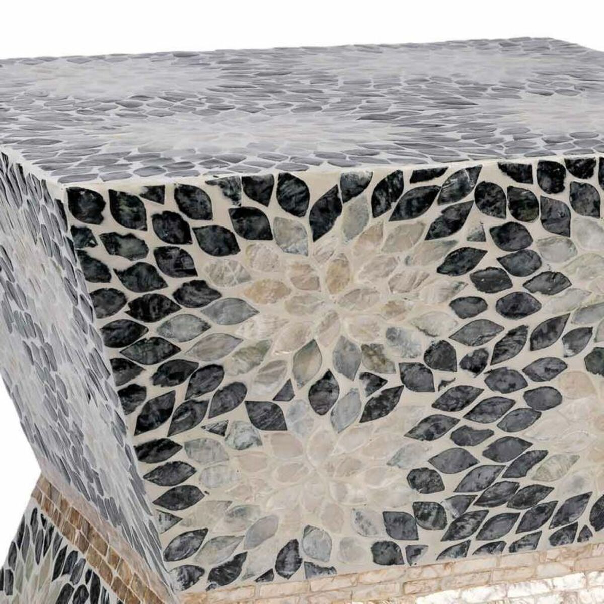 Sittpall Alexandra House Living Blå Trä MDF 45 x 48 x 46 cm - 5