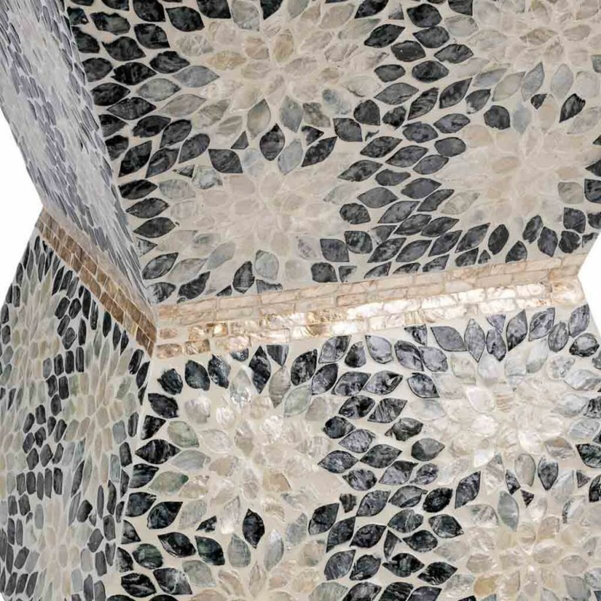 Sittpall Alexandra House Living Blå Trä MDF 45 x 48 x 46 cm - 6