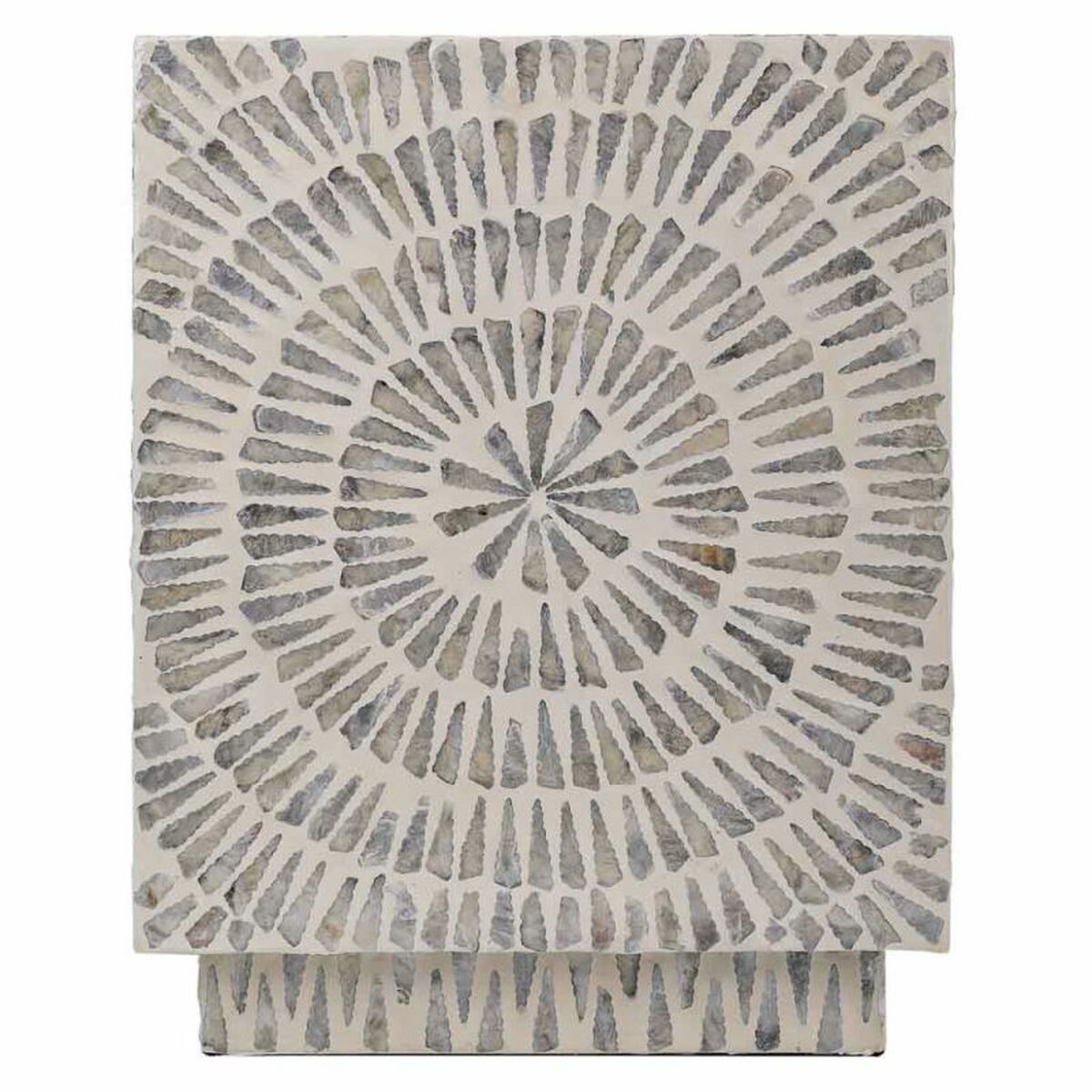 Sittpall Alexandra House Living Grå Trä MDF 35 x 45 x 35 cm - 3