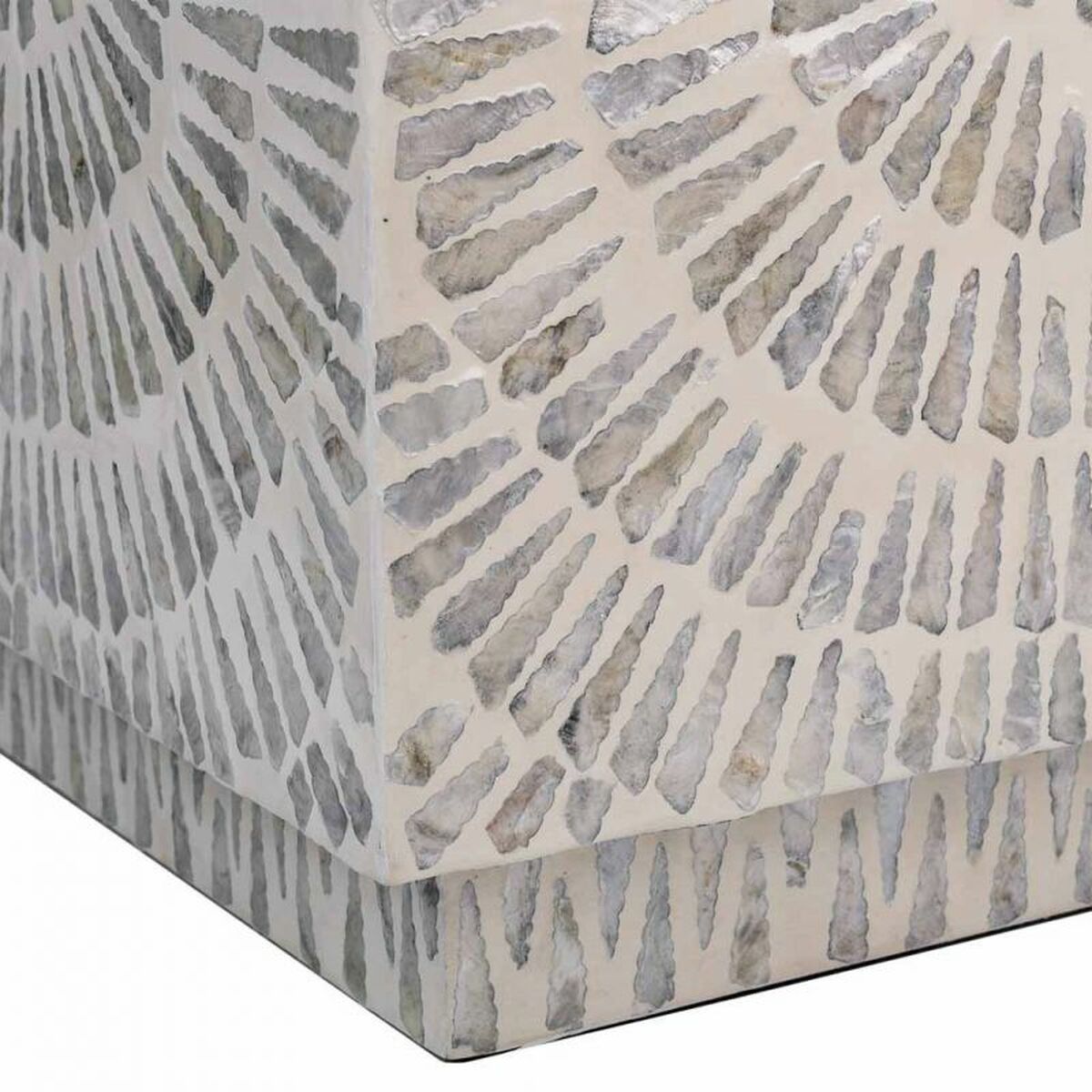 Sittpall Alexandra House Living Grå Trä MDF 35 x 45 x 35 cm - 6