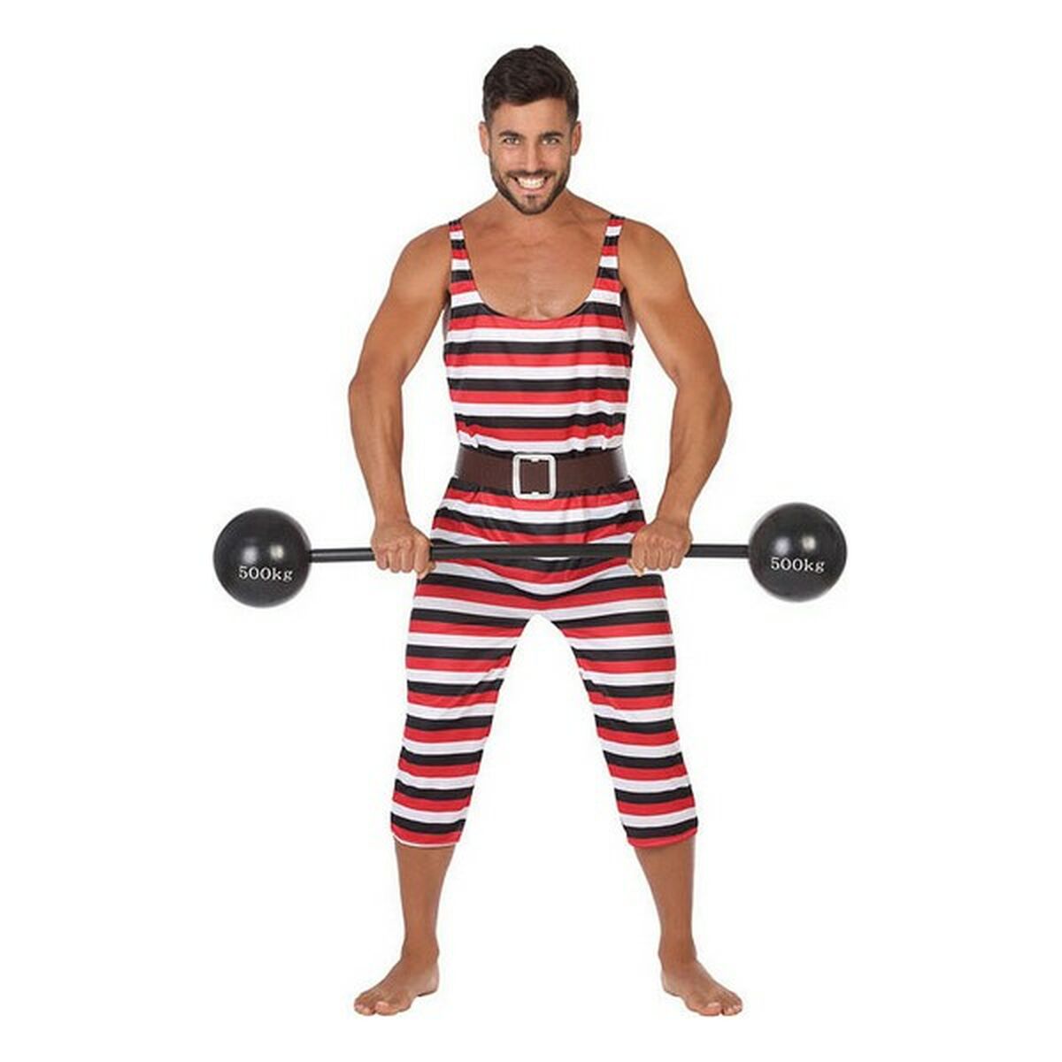 Maskeraddräkt vuxna Multicolour Stark man Cirkus (2 Delar) - 2