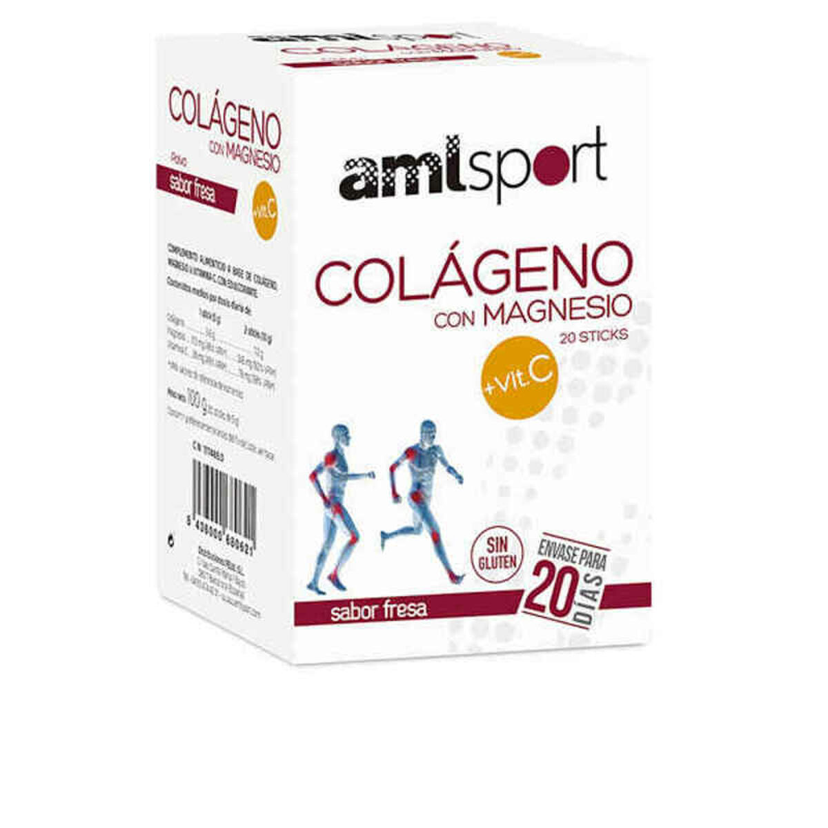 Kosttillskott Amlsport Colágeno Con Magnesio C Kollagen Magnesium C-vitamin - 3