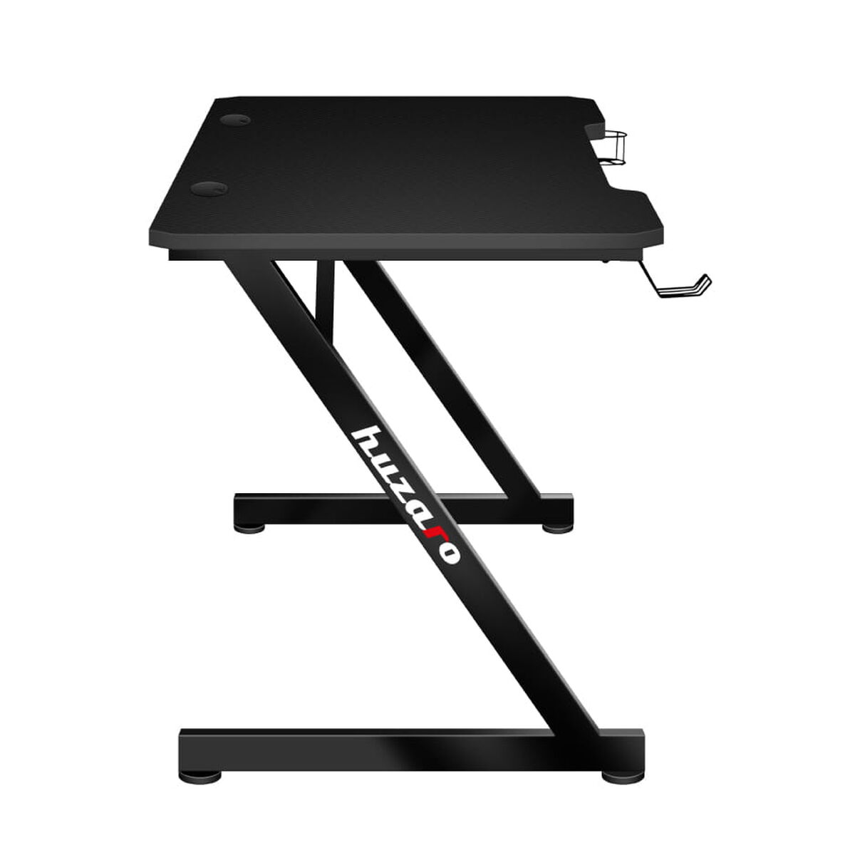 Skrivbord Gaming Huzaro Hero 2.5 Svart Aluminium 120 x 60 cm - 4