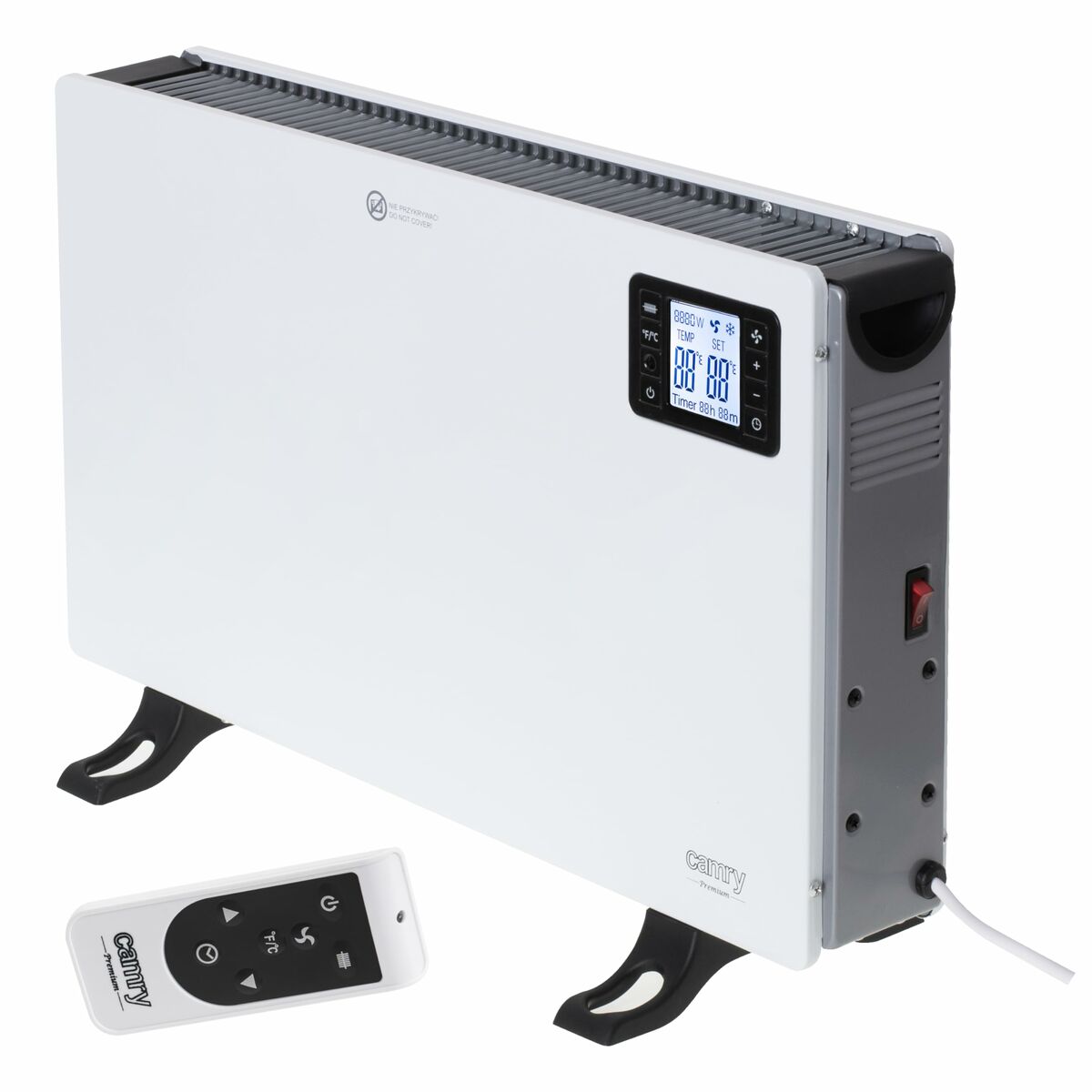 Värmeelement Adler CR 7739 Vit Svart 2000 W - 5