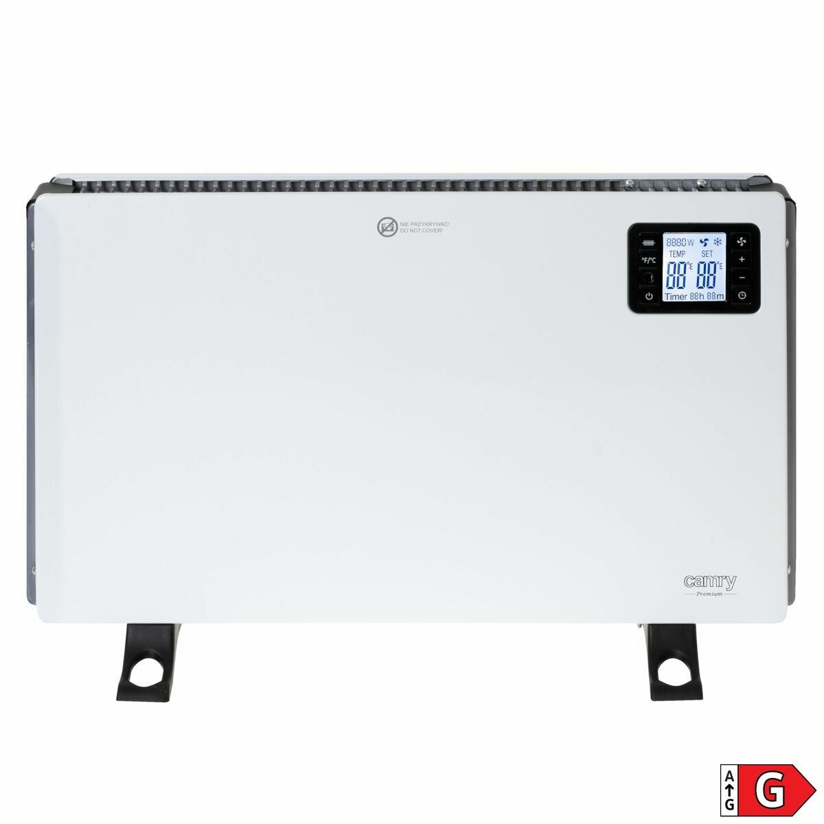 Värmeelement Adler CR 7739 Vit Svart 2000 W - 2