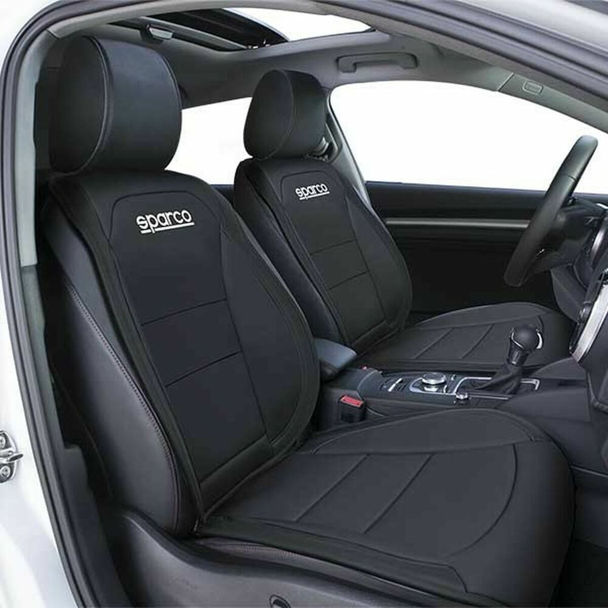 Sitsöverdrag Sparco SPCS424BK Svart 1 antal - 2