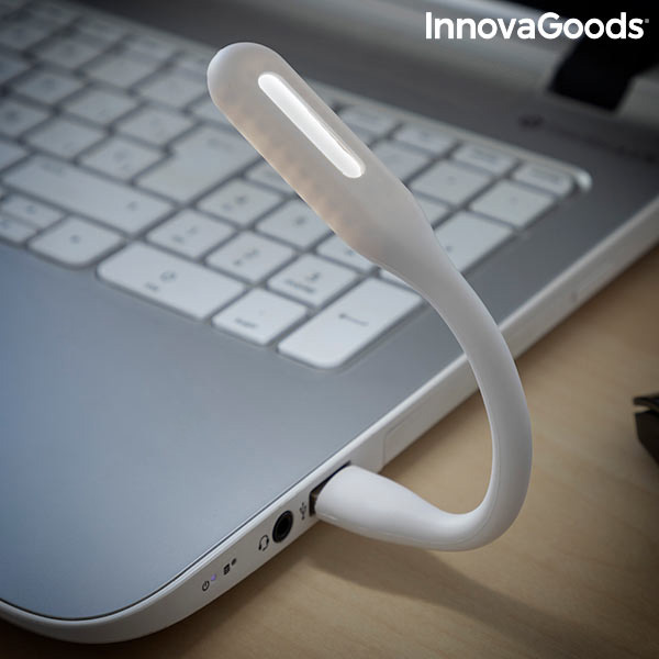 Trådlös laddare med förvaringshållare och LED-lampa med USB. DesKing InnovaGoods - 5