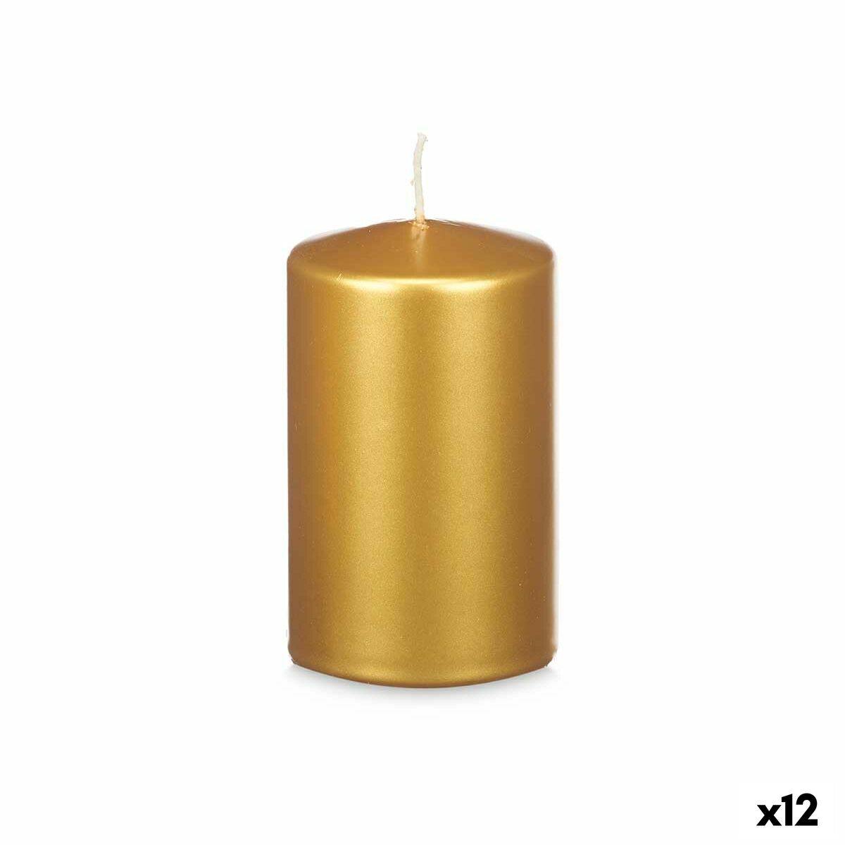 Ljus Acorde Gyllene 9 x 15 x 9 cm (12 antal)