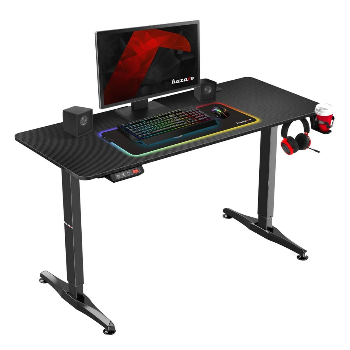 Skrivbord Huzaro HZ-Hero 8.5 Svart 140 x 60 cm