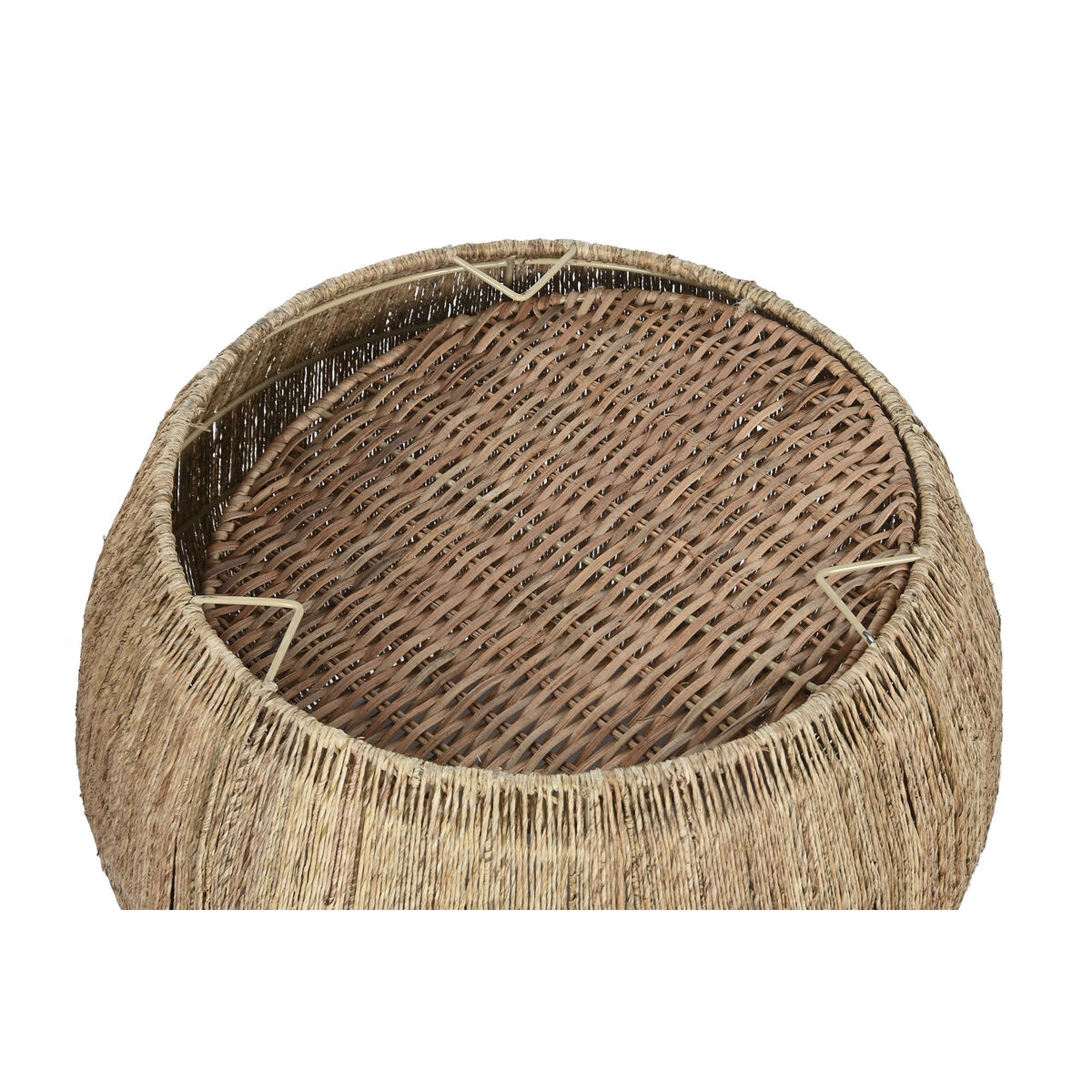 Korg - set DKD Home Decor 55 x 55 x 45 cm Tropiskt Jute - 3