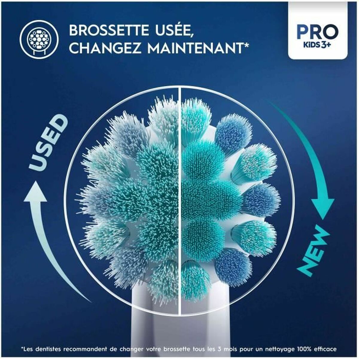 Elektrisk Tandborste Oral-B D100 KIDS Svart Svart/Grå - 4