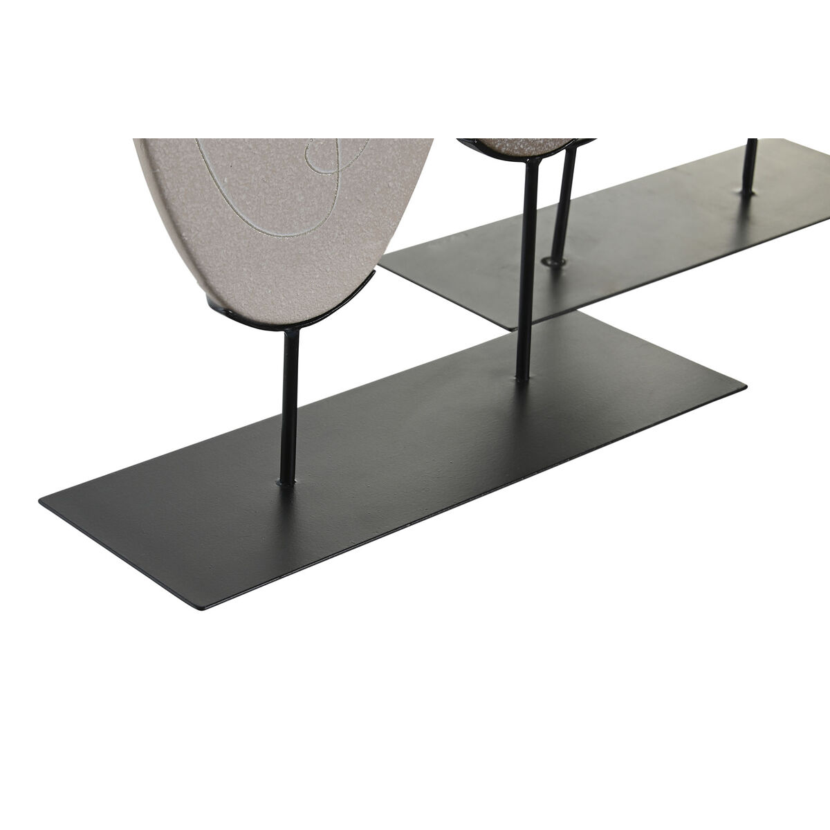Prydnadsfigur DKD Home Decor Beige Ljusbrun Modern 27 x 8 x 35,5 cm (2 antal) - 2