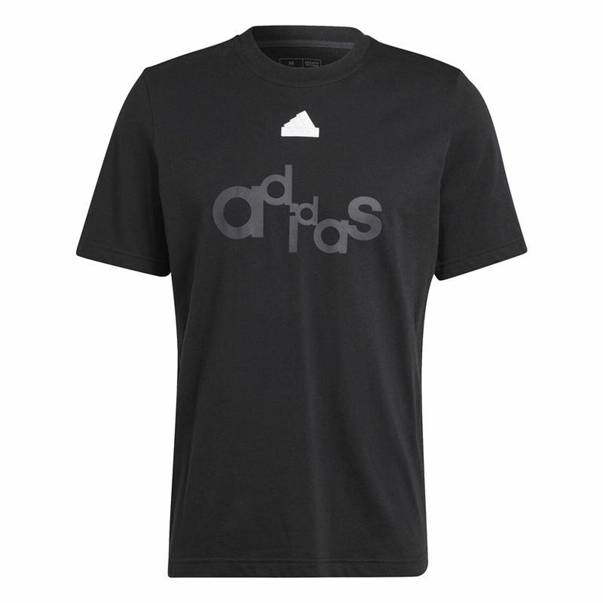 T-shirt med kortärm Herr Adidas Graphic Print Fleece