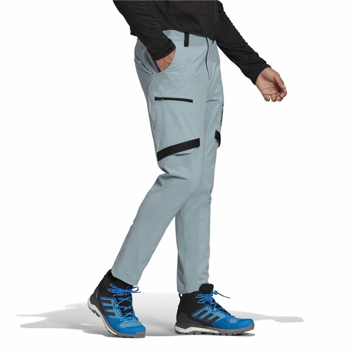 Långa träningsbyxor Adidas Terrex Zupahike Ljusblå Män - 11