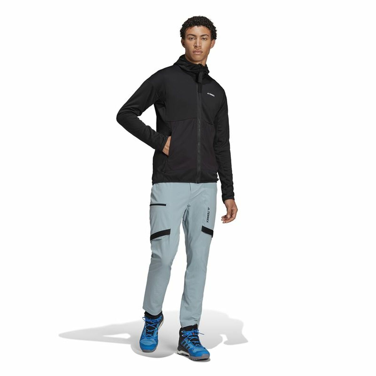 Långa träningsbyxor Adidas Terrex Zupahike Ljusblå Män - 7