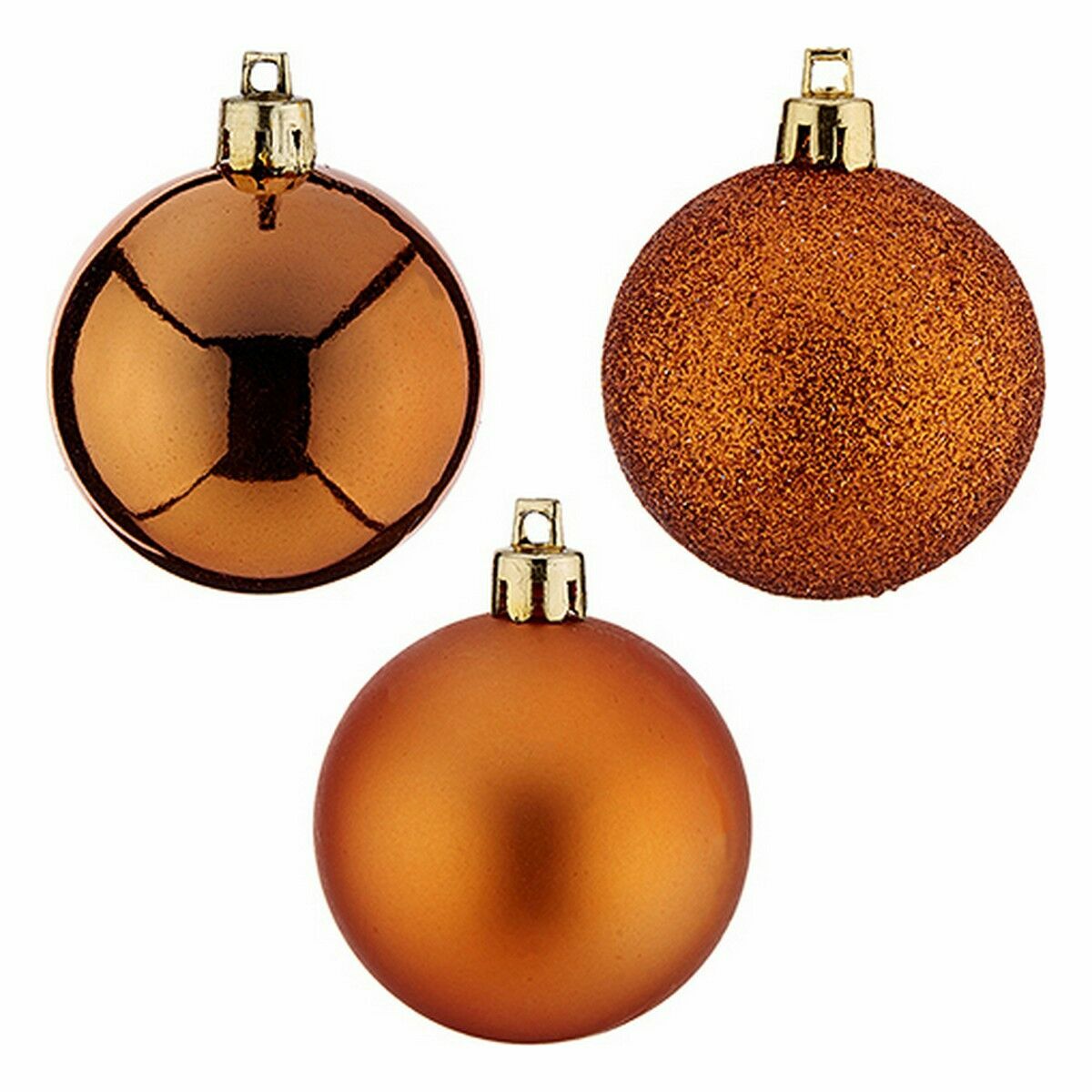 Uppsättning av julkulor Orange 5 x 6 x 5 cm (48 antal) - 2
