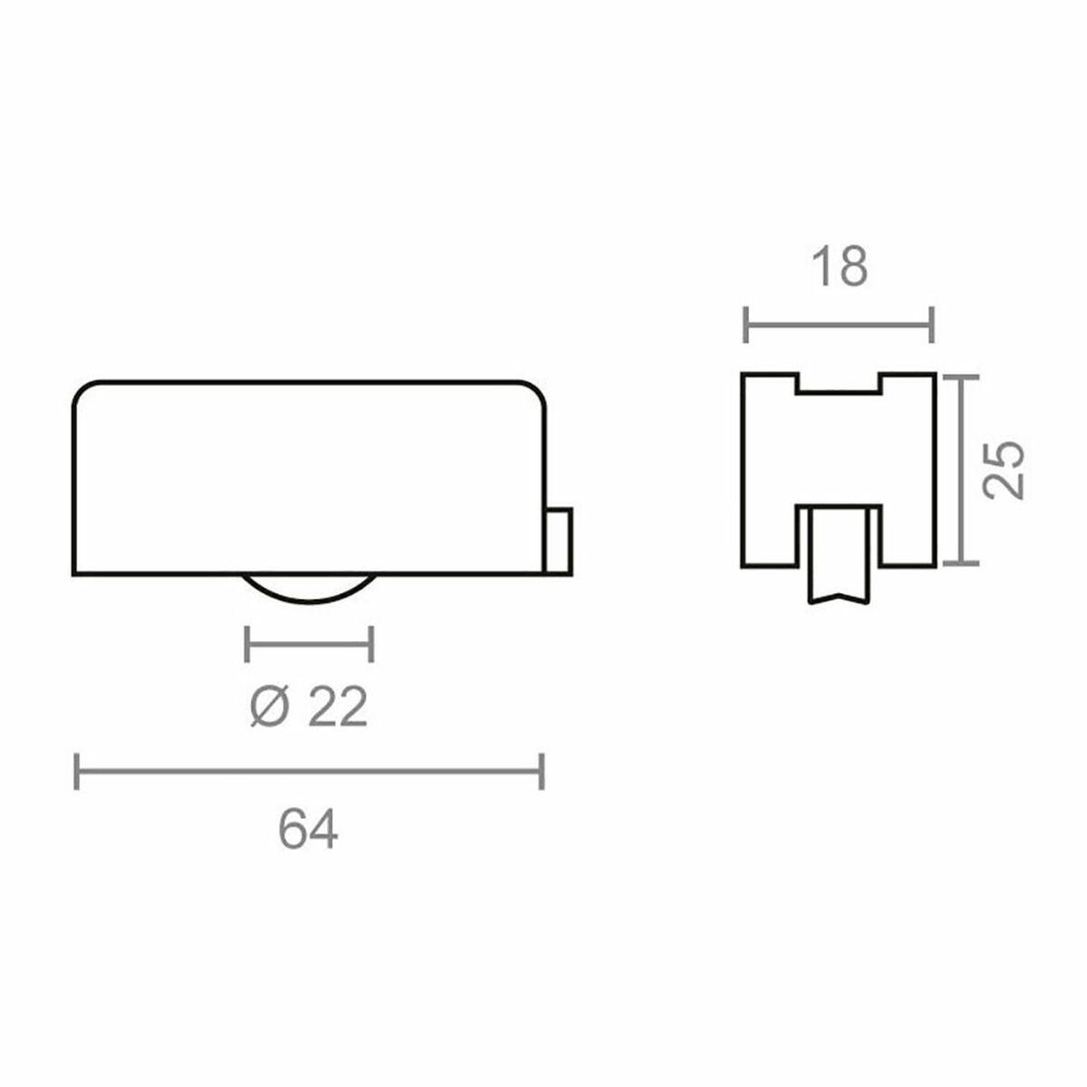 Lager EDM 85468 Alugom 400 rd20 Nylon 64 x 25 mm (2 antal) - 7