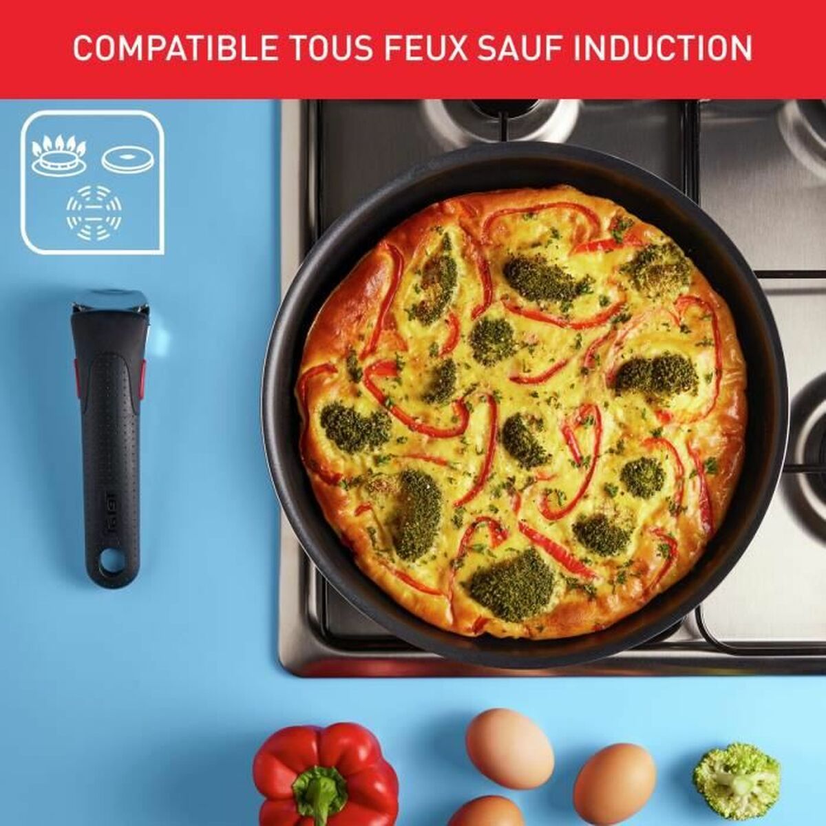 Kastrullset Tefal L1579102 10 Delar - 4