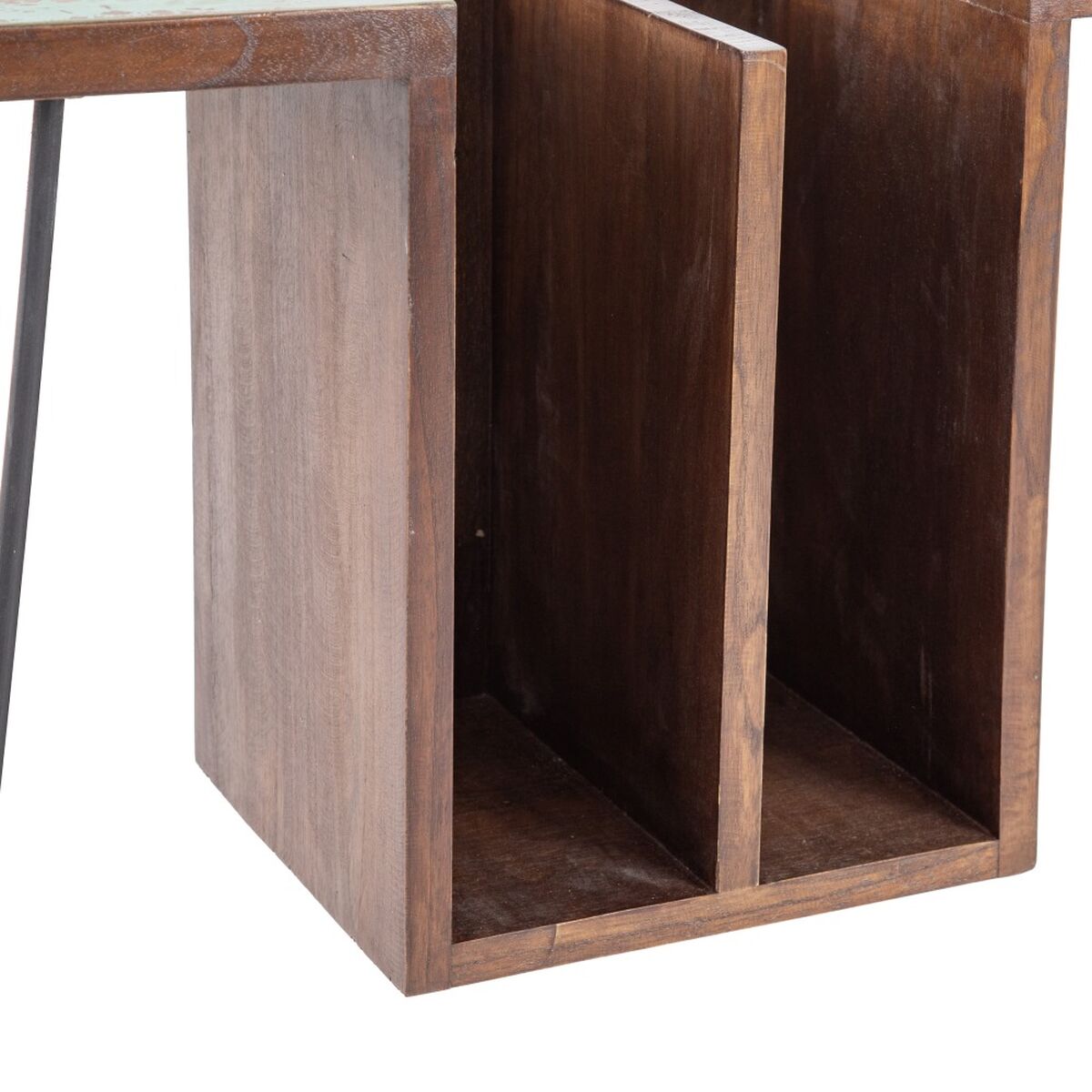 Skrivbord 140 x 35 x 77 cm Metall Trä - 6