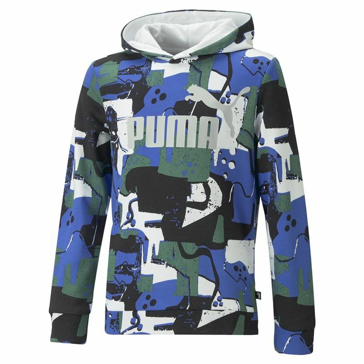 Träningsoverall barn Puma Essentials+ Street Art Aop Blå - 3