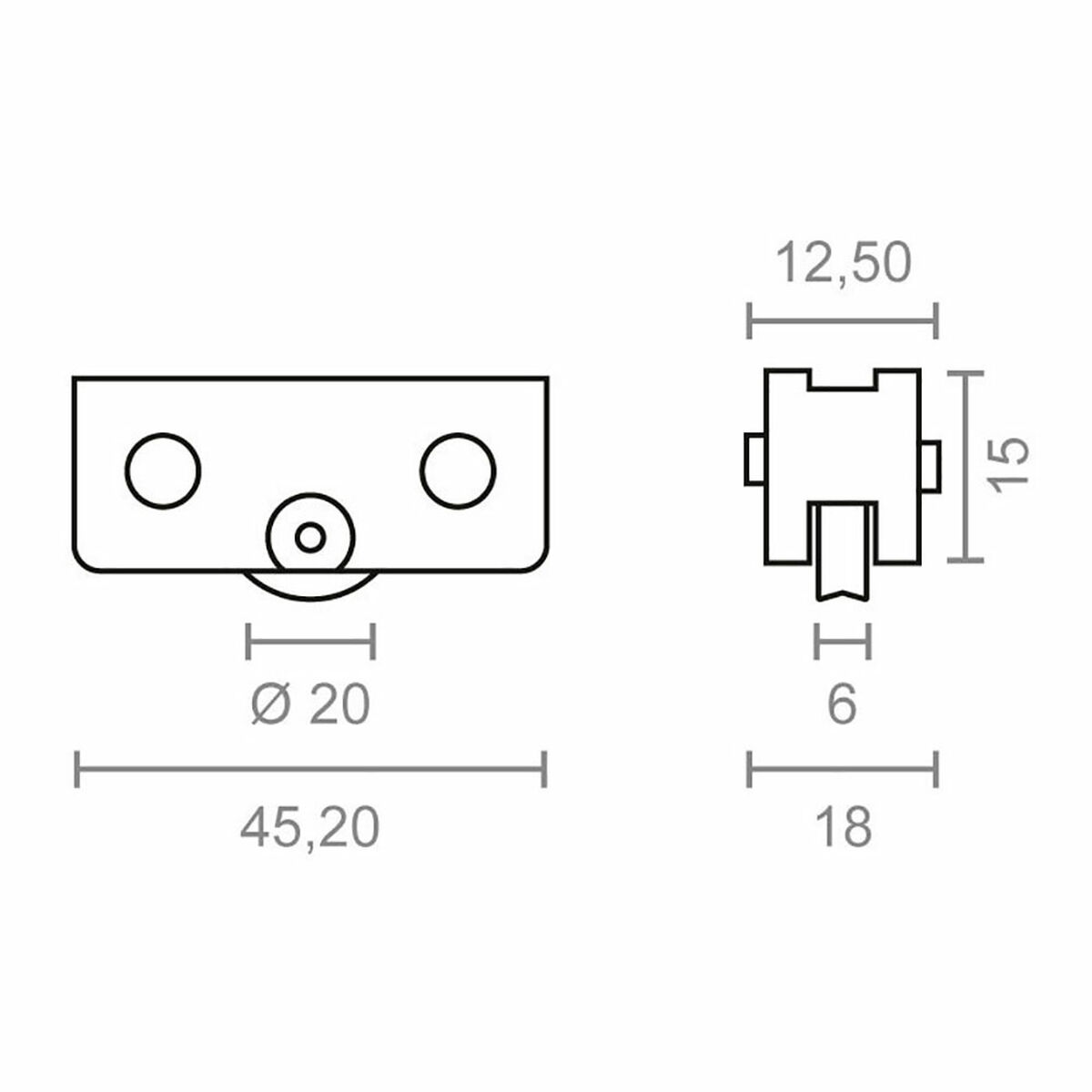 Lager EDM 85470 CLL/104 rd18 Stål 45,2 x 15 mm (2 antal) - 7