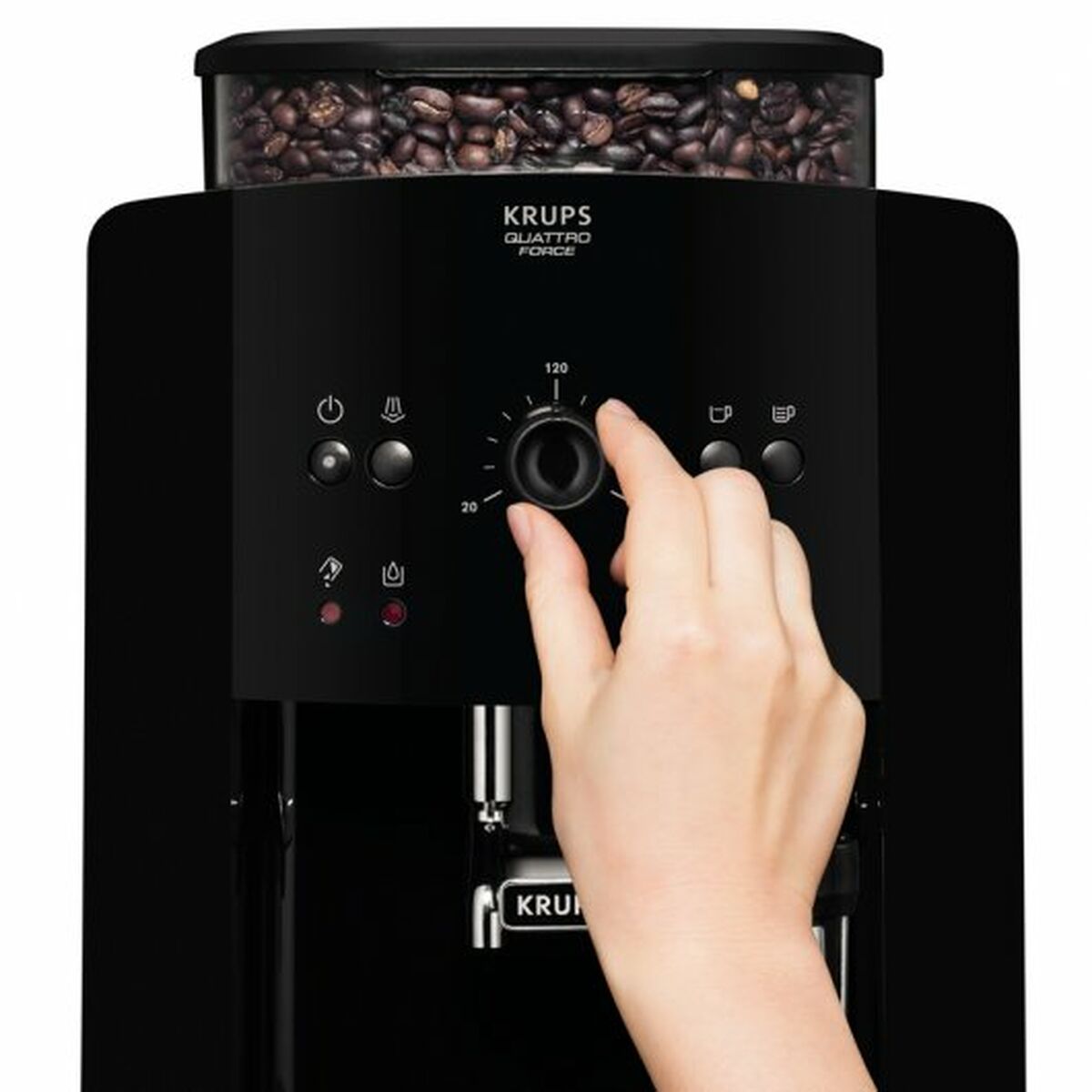Superautomatisk kaffebryggare Krups Arabica EA8110 Svart 1450 W 15 bar - 5