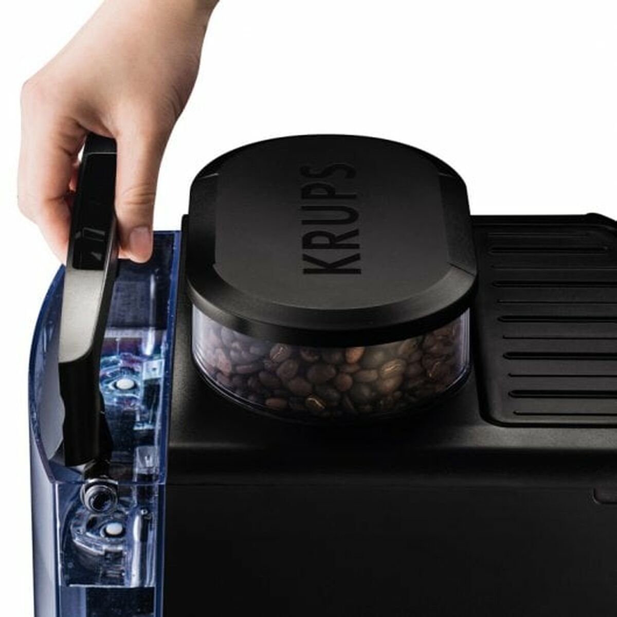 Superautomatisk kaffebryggare Krups Arabica EA8110 Svart 1450 W 15 bar - 4