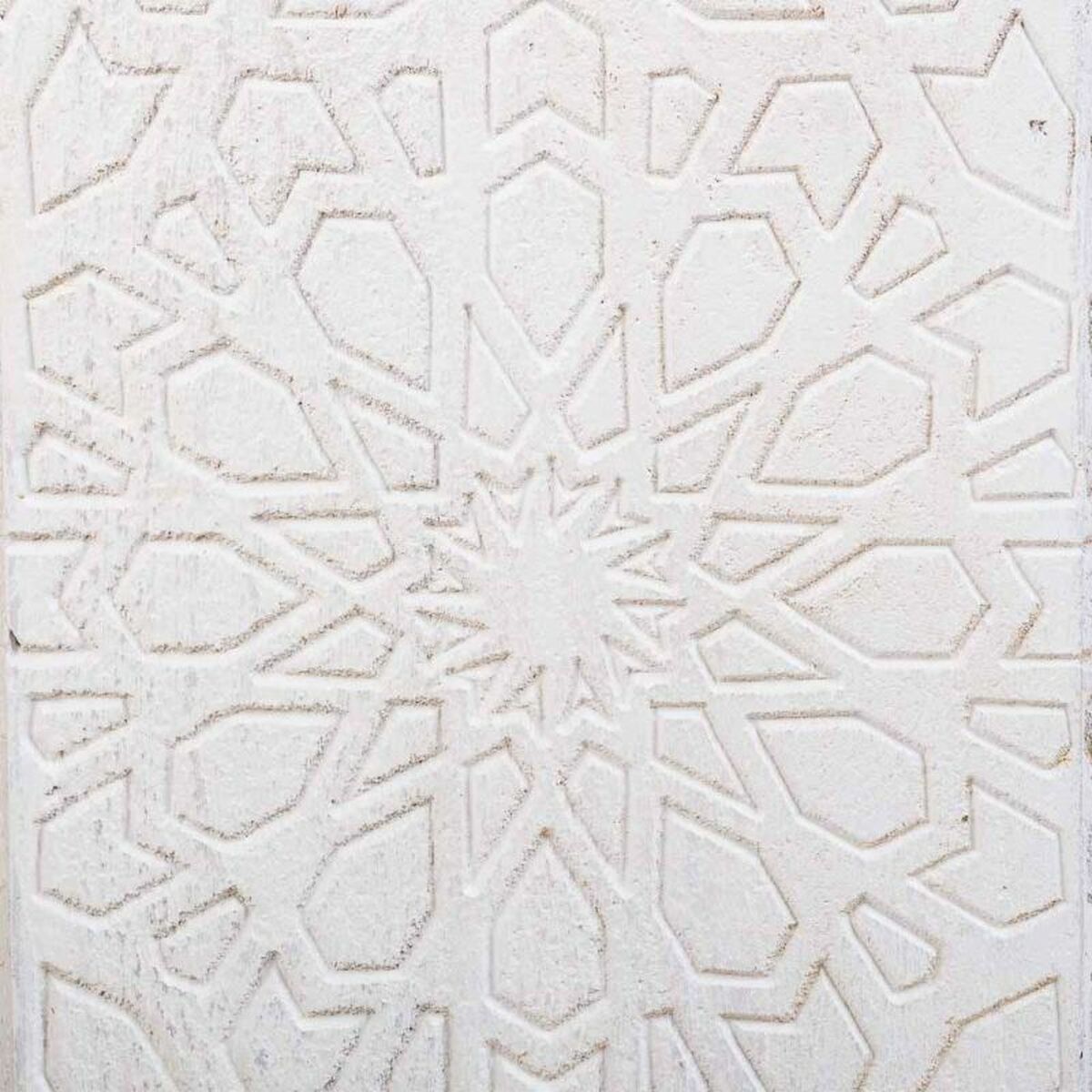 Sittpall Alexandra House Living Vit Mangoträ 46 x 41 x 46 cm - 6