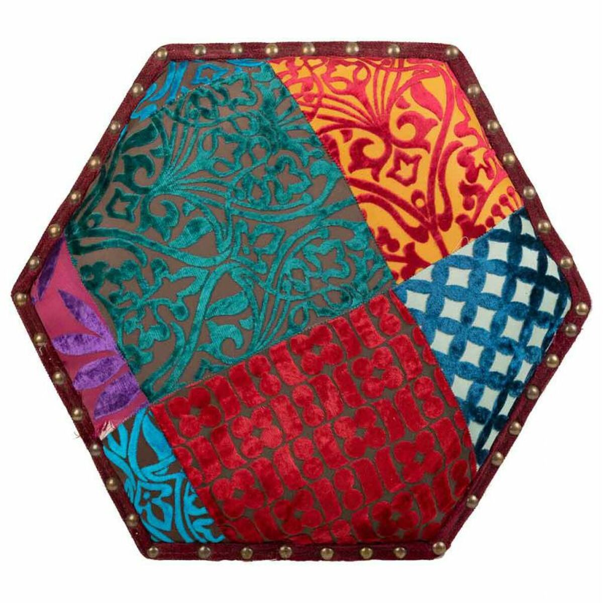 Sittpall Alexandra House Living Vit Mangoträ 46 x 41 x 46 cm - 5
