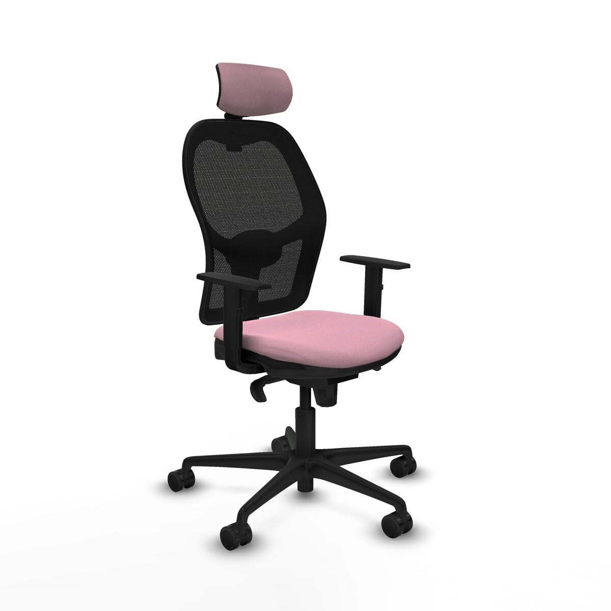 Kontorsstol med nackstöd Jorquera Piqueras y Crespo 1D036N2 Rosa