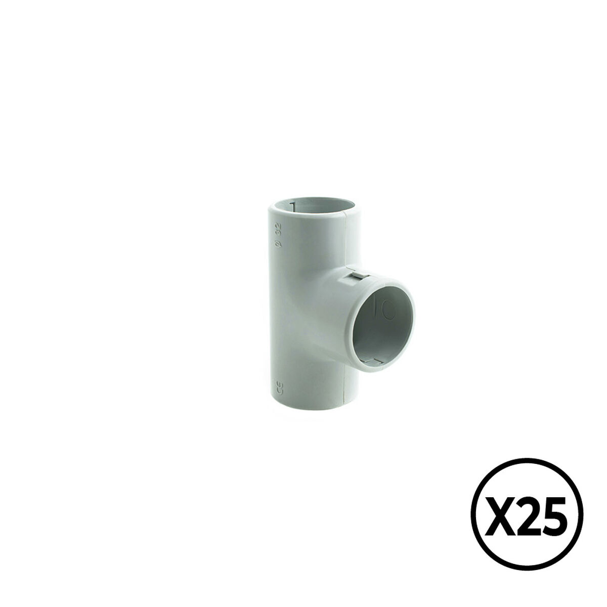 Koppling Tupersa PVC T-formad Ø 20 mm (25 antal)