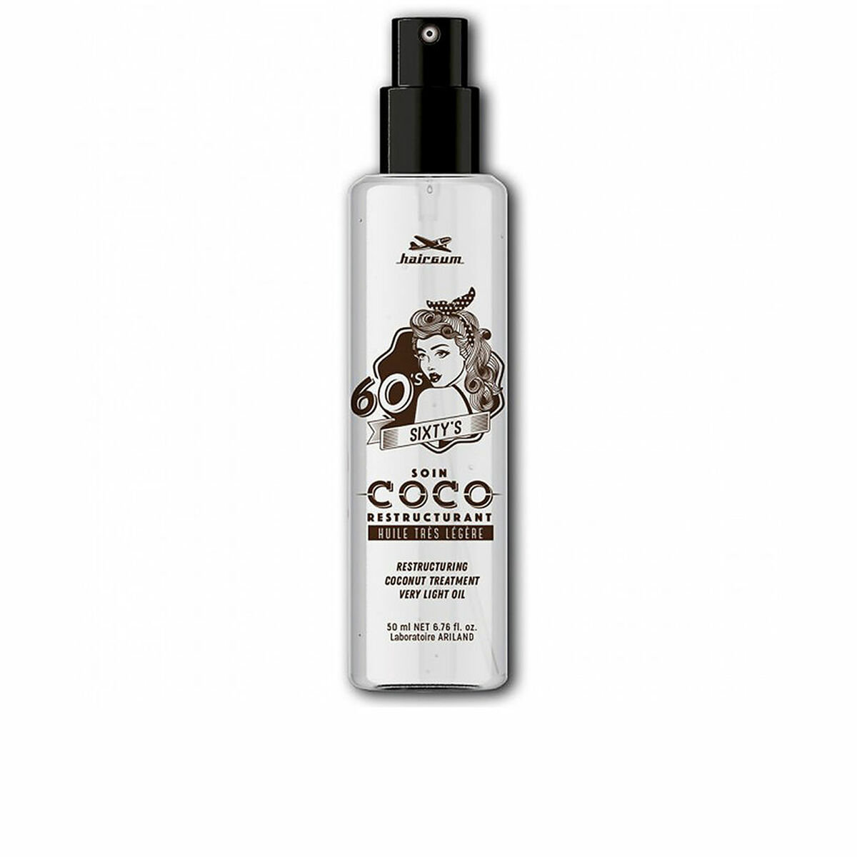 skyddsolja för hår Hairgum S 50 ml Kokosnöt