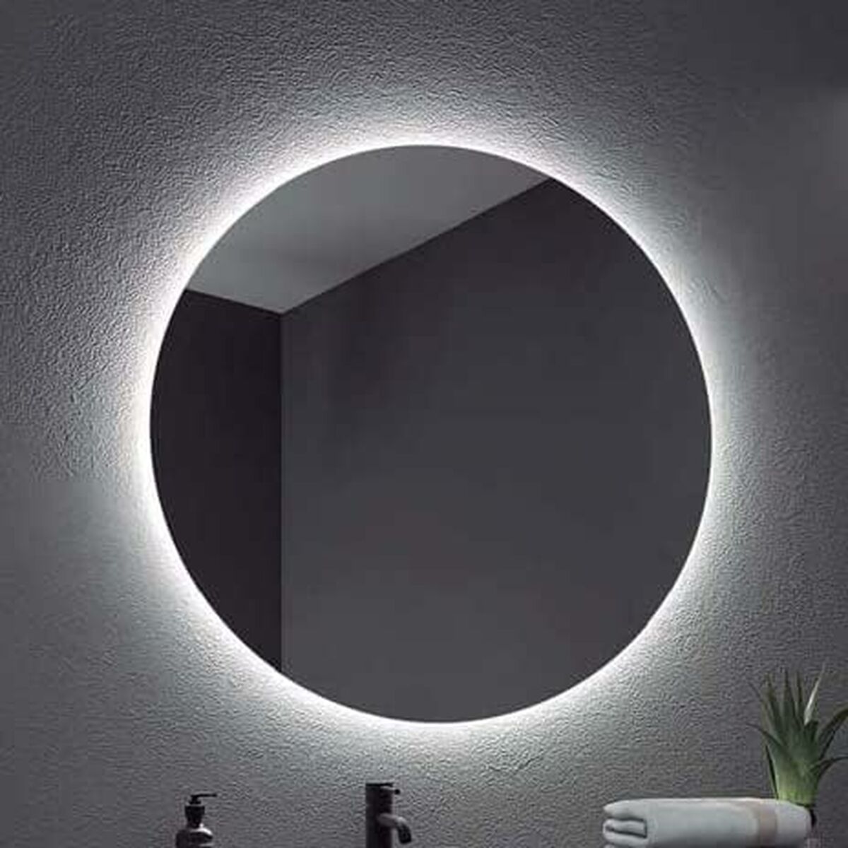 Badrumsspegel med LED-belysning Ledimex OPOR001-100 Speglar - 2