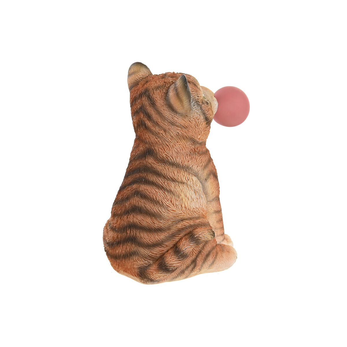 Prydnadsfigur DKD Home Decor 13,5 x 11 x 15 cm Harts Katt (3 antal) - 2