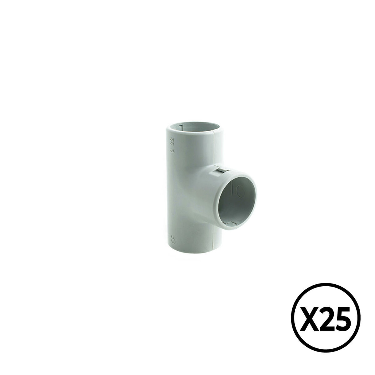 Koppling Tupersa PVC T-formad (25 antal)