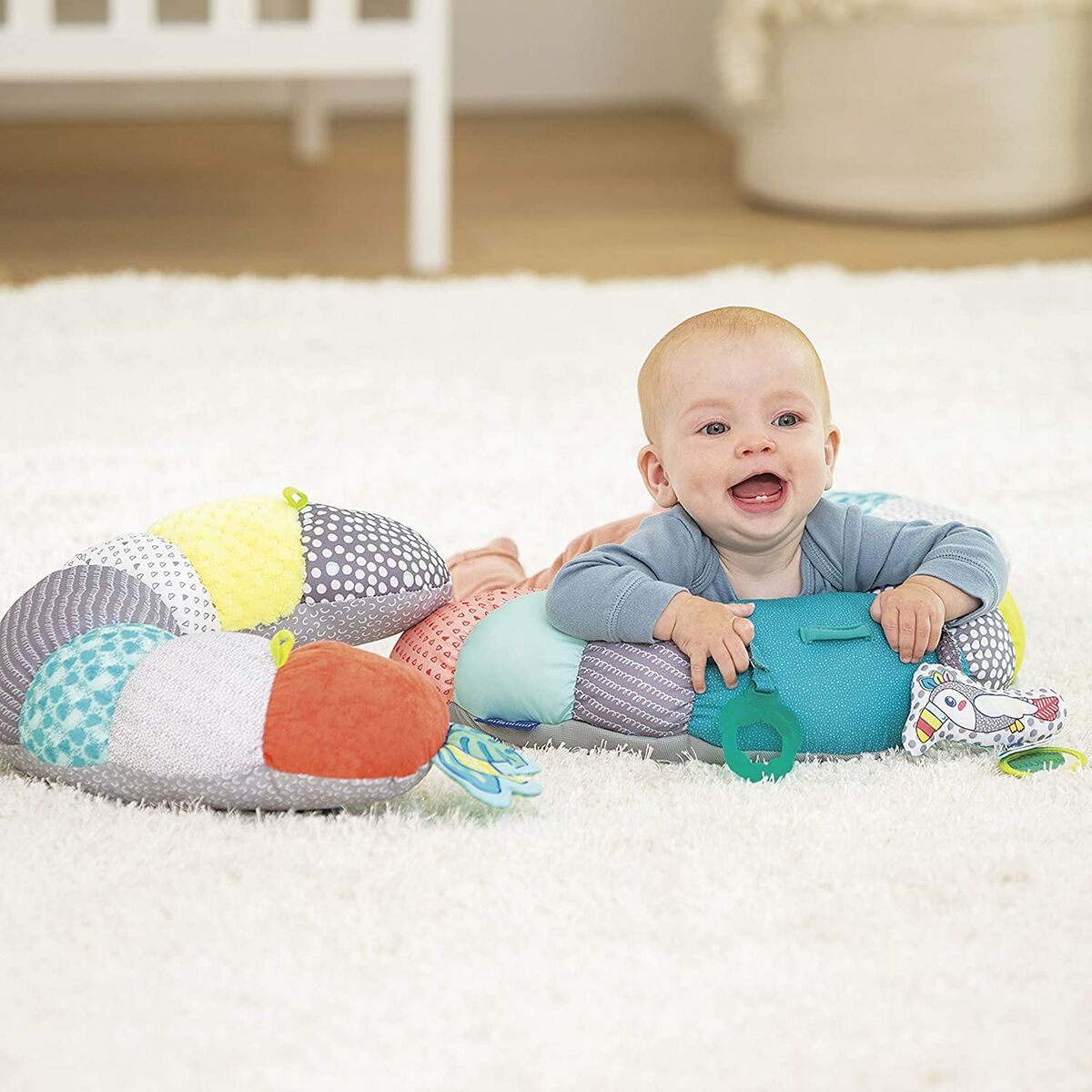 Lekmatta Infantino Tummy Time 2 i 1 - 6