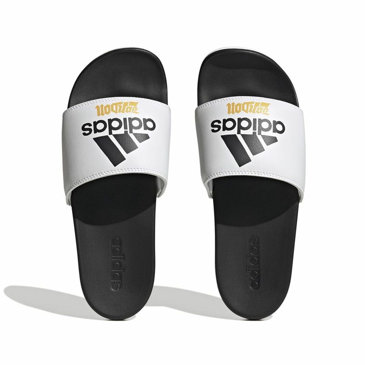Strandtofflor för män Adidas Adilette Comfort Vit - 4