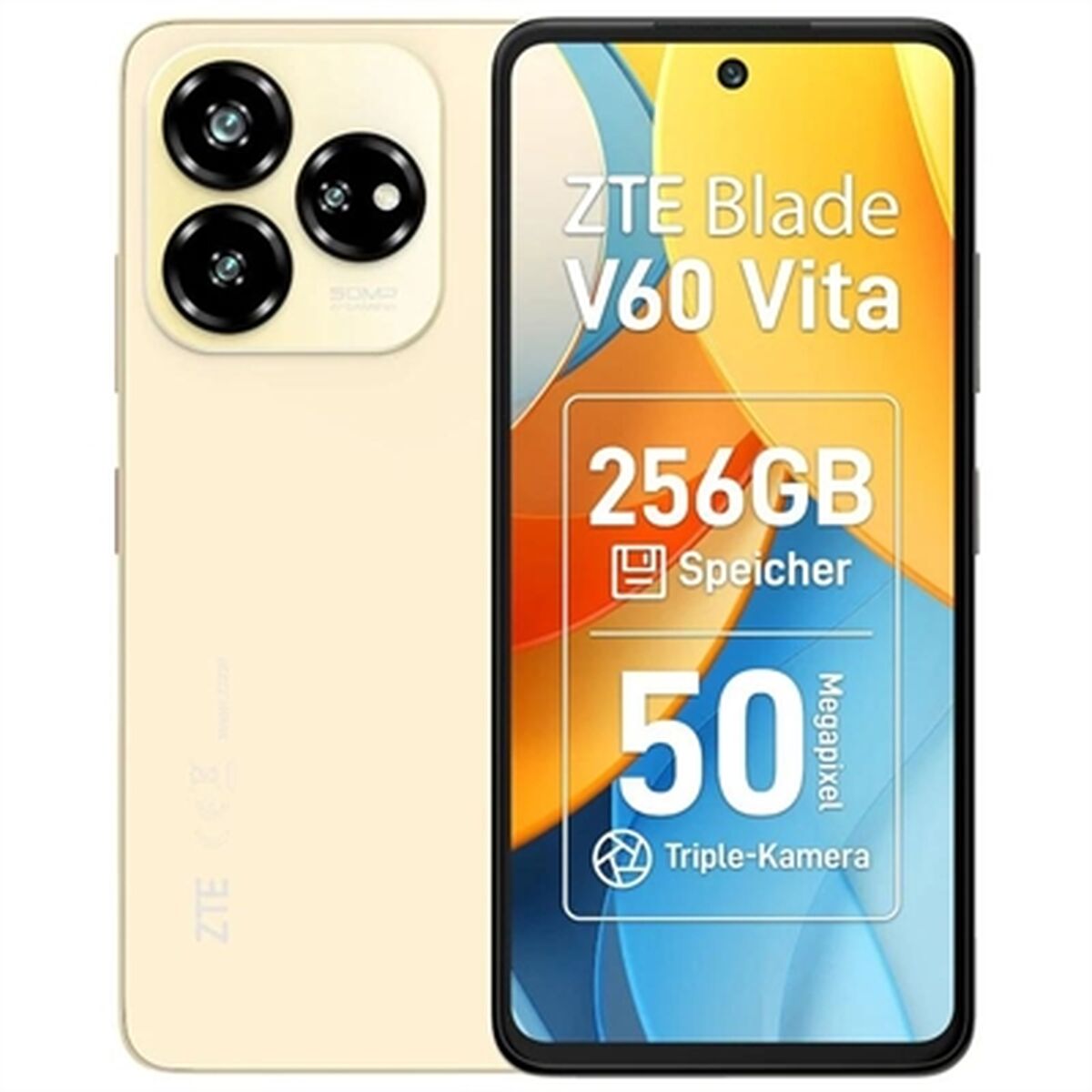 Smartphone ZTE Blade V60 Vita 6,6" UNISOC T606 6 GB RAM 256 GB Gyllene