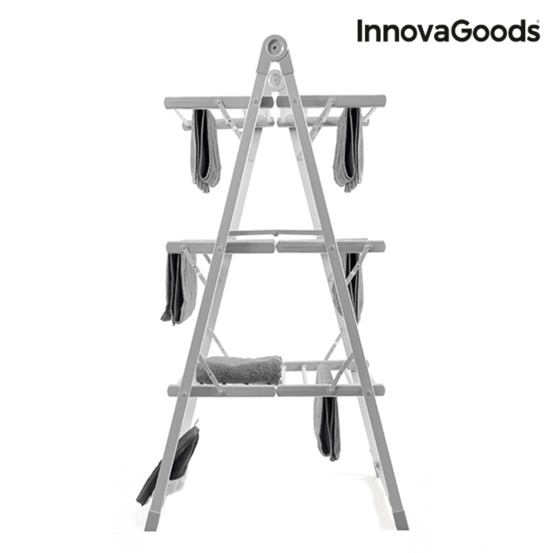Hopfällbar och elektrisk tvättlina Verayer InnovaGoods IG114383 Aluminium (Renoverade B) - 6