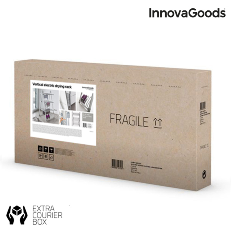 Hopfällbar och elektrisk tvättlina Verayer InnovaGoods IG114383 Aluminium (Renoverade B) - 5