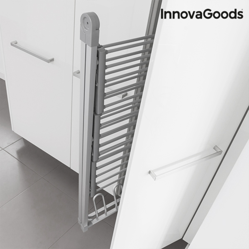 Hopfällbar och elektrisk tvättlina Verayer InnovaGoods IG114383 Aluminium (Renoverade B) - 2