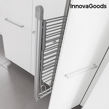 Hopfällbar och elektrisk tvättlina Verayer InnovaGoods IG114383 Aluminium (Renoverade B)