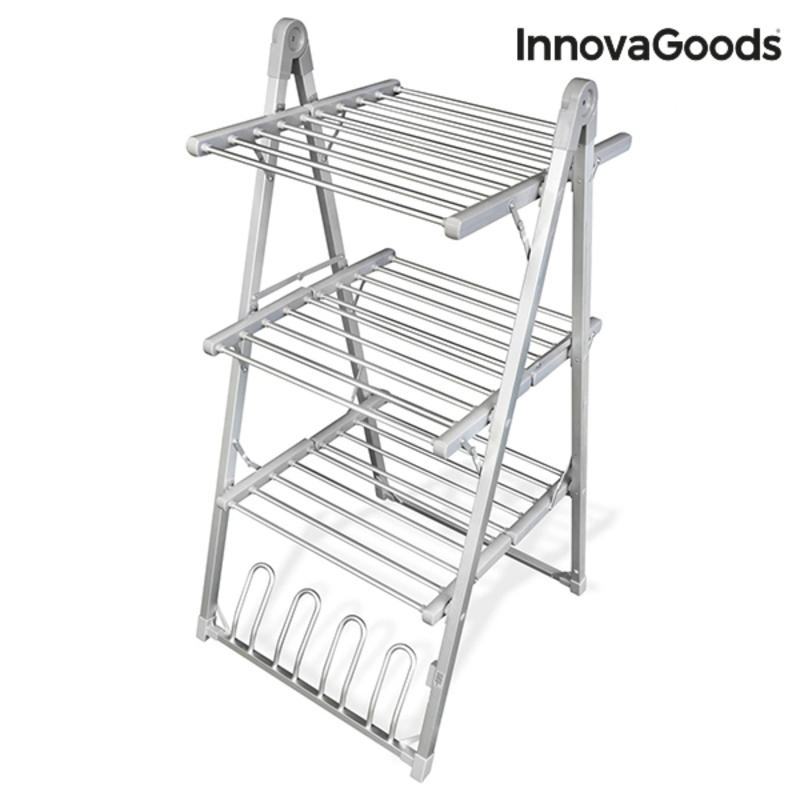 Hopfällbar och elektrisk tvättlina Verayer InnovaGoods IG114383 Aluminium (Renoverade B) - 4