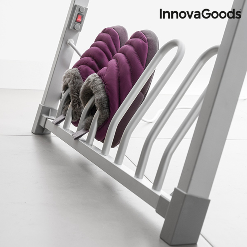 Hopfällbar och elektrisk tvättlina Verayer InnovaGoods IG114383 Aluminium (Renoverade B)