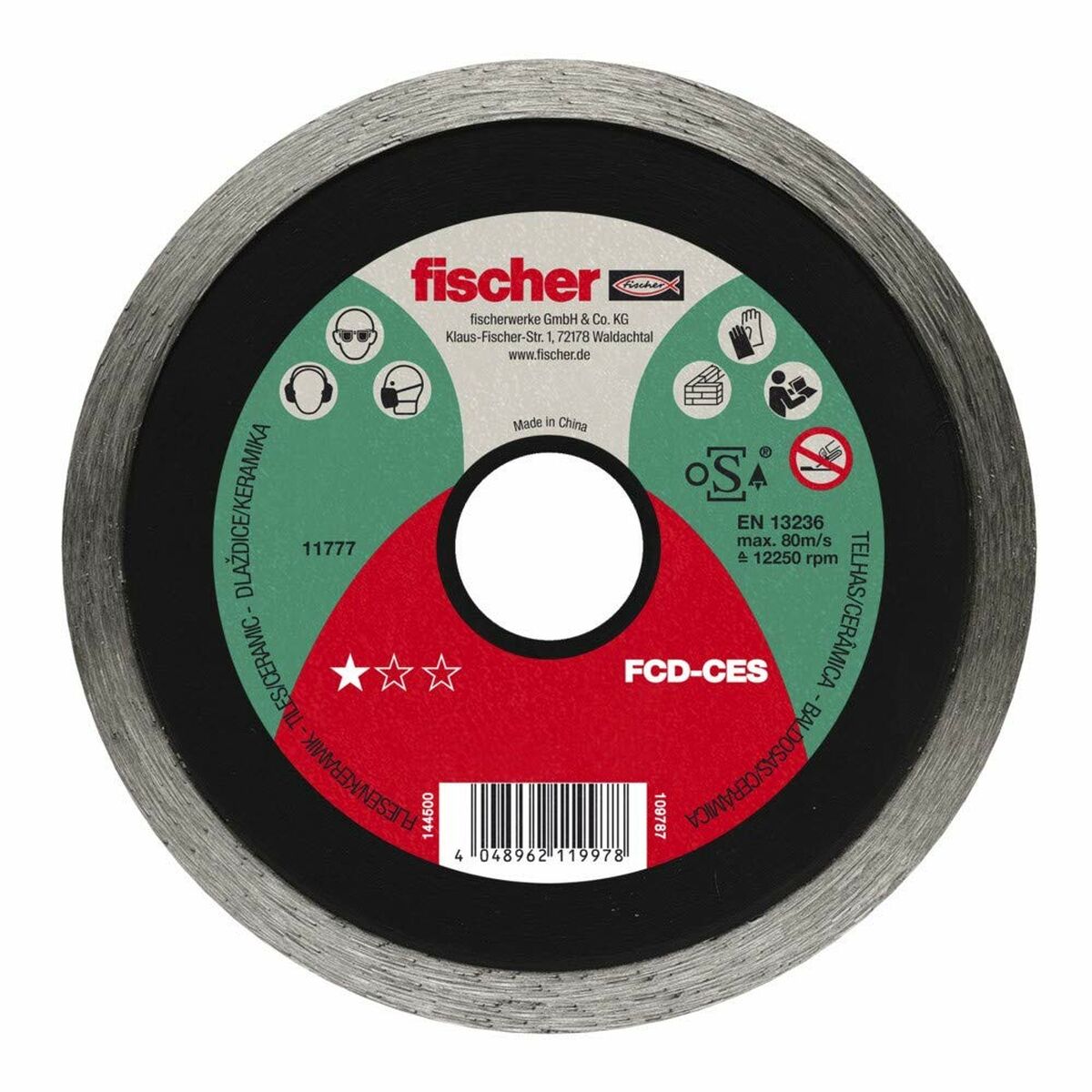 Diamantskärskiva Fischer 115 x 1,6 x 22,23 mm