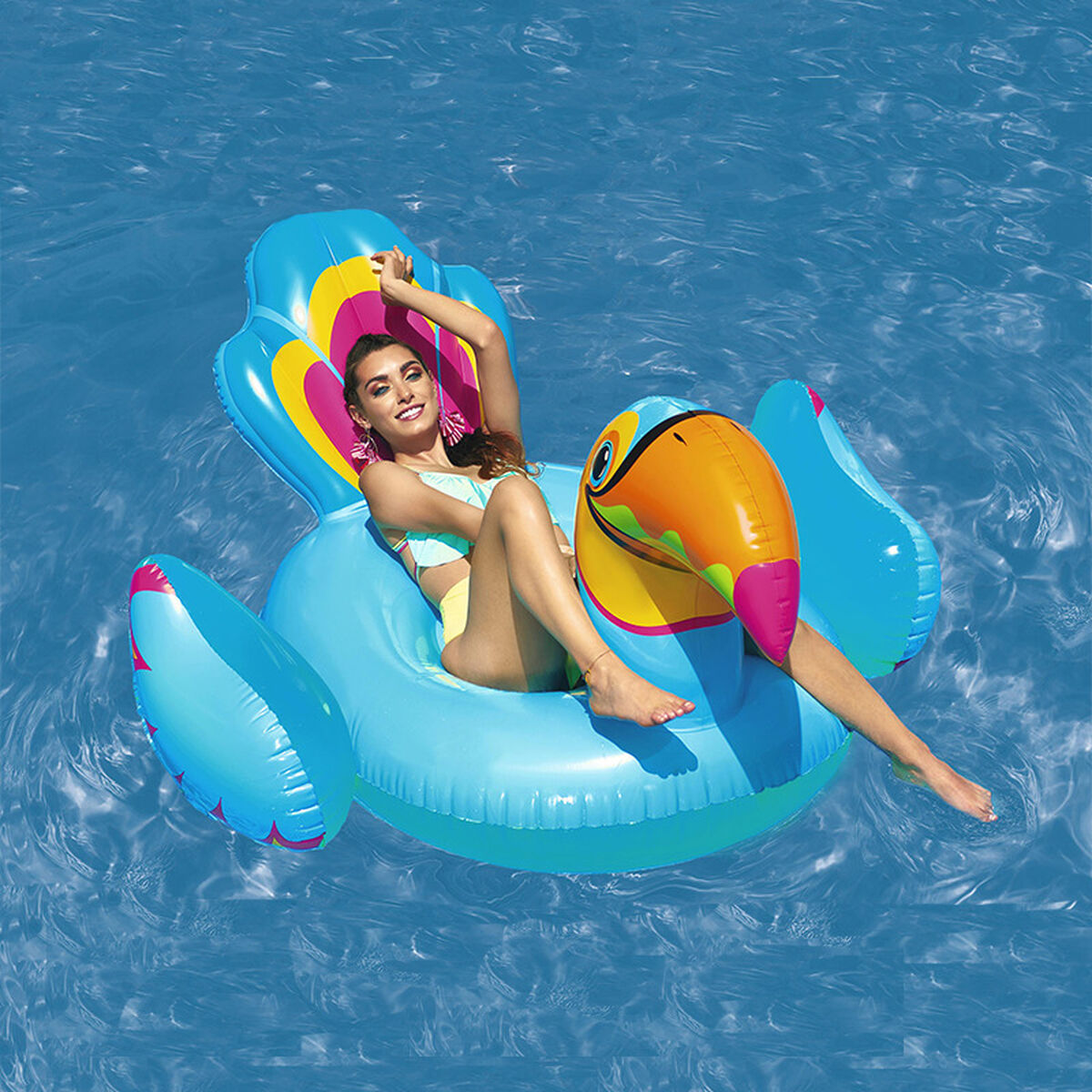 Bestway Inflatable Figure Tukan med handtag Beach och Pool 41126 - 2