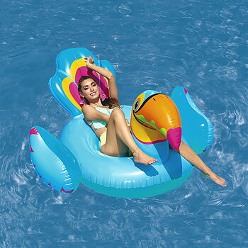 Bestway Inflatable Figure Tukan med handtag Beach och Pool 41126