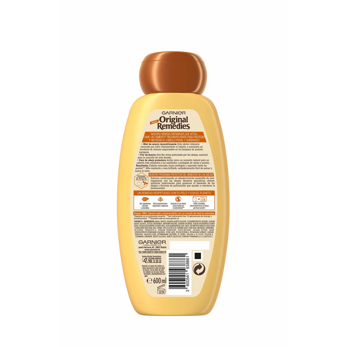 Styling lotion Garnier Original Remedies 600 ml - 2