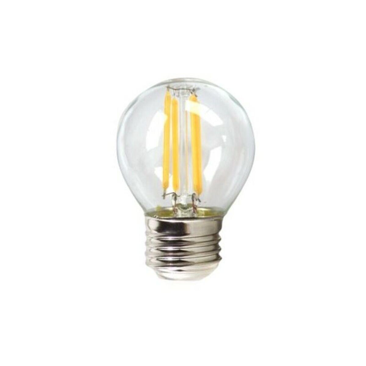 Sfärisk LED-lampa Silver Electronics 1960327 E27 4W 3000K A++ (Varmt Ljus) - 3